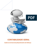 Caderno de Exercicios Contabilidade Geral Reforço