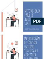 Metodología para La Auditoria de Sistemas