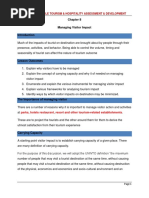 Managing Visitor Impact: Sustainable Tourism & Hospitality Assessment & Development