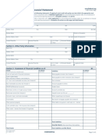 Personal Financial Statement: Section 1-Individual Information