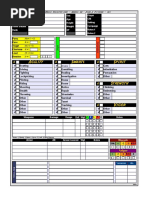 Savage Worlds - Character Sheet (Fillable)