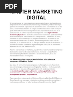 Máster Marketing Digital