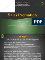 Philippines Sales and Promotion FDA Outline