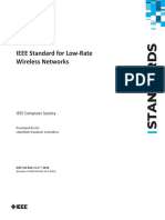 IEEE Standard For Low Rate Wireless Networks