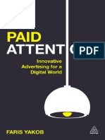 Faris Yakob - Paid Attention - Innovative Advertising For A Digital World-Kogan Page (2015)