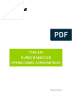 T1041245 Curso Básico de Operaciones Aeronáuticas: Manual Del Alumno