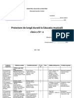 Proiectare de Lunga Durata La Educatia Muzicala Clasa A Iva