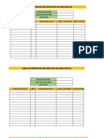 Tabla de Depreciación