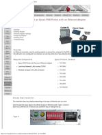 How To Connect An Epson POS Printer With An Ethernet Adapter