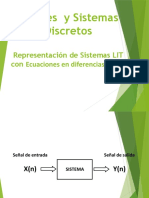 Señales y Sistemas Discretos Ecuaciones en Diferencias