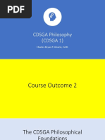 CDSGA Philosophy (CDSGA 1) : Charles Bryan P. Uriarte, Ed.D