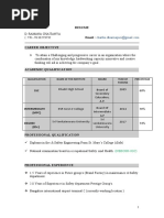 D. Ramana Chaitanya (:: Career Objective