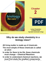 The Chemistry of Life: Lecture Presentation by Wendy Kuntz, Kapi'olani Community College