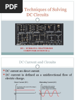 Various Techniques of Solving DC Circuits