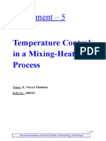 Experiment - 5: Temperature Control in A Mixing-Heating Process