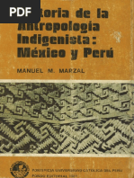 Historia de La Antropologia Indignista Mexico y Peru 2