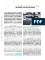 Accurate, Low-Latency Visual Perception For Autonomous Racing: Challenges, Mechanisms, and Practical Solutions