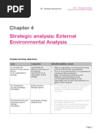 Strategic Analysis: External Environmental Analysis: Chapter Learning Objectives