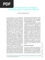 Riqueza de Aves Propuestas Metodológicas para Su Evaluación y Estimación