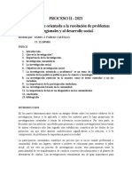 La Investigacion, Problemas Comunales Regionales y El Desarrollo Social