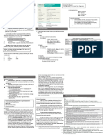 Case Study - Synovial Fluid Notes