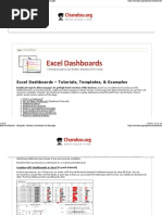 Excel Dashboards - Templates, Tutorials, Downloads and Examples