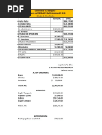 Examen Estado de Resultados, Balance General e Indicadores Financieros Carpinteria La Blanquita