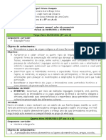 Planejamento Semanal Do Mês de Maio 2021