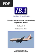 Pro in Version B737 FAP-356 Pre-Purchase & Re Delivery Report FINAL