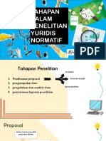 Tahapan Penelitian Yuridis Normatif