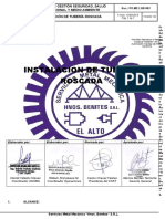 PO - MEC.HB-003 Instalación de Tubería Roscada