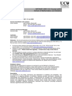 Statistics 1: DATA401-20S1 (C) Course Outline School of Mathematics and Statistics