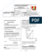 Ficha de Aprendizaje - 5° Año: Matemática