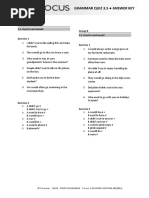 Focus3 2E Grammar Quiz Unit3 5 GroupA B ANSWERS