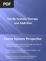 Family Systems Therapy and Addiction