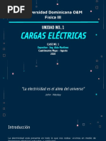 Clase No. 1 - Diapositivas - Cargas Eléctricas I