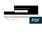 La Philosophie Du Berceau de L'humanité - Superprof