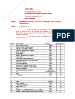 Requerimiento Utiles de Escritorio