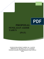 Proposal Ujian Akhir Tahun