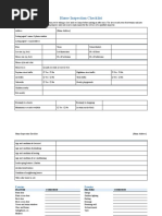 Home Inspection Checklist