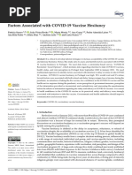 Factors Associated With COVID-19 Vaccine Hesitancy