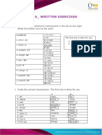 English PhoneticsTask 4