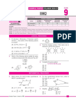 Imo Sample Paper Class-9