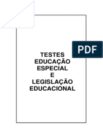 Testes de Edesp e Legislaçao Educacional