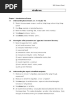 Mindrobics: Sps Science Form 1