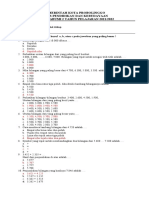 Soal Matematika Tema 1 Sub 1