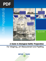 A Guide To Biological Buffer Preparation: For Weighing, PH Measurement and Pipetting