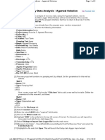 Recovery Data Analysis - Agarwal Solution