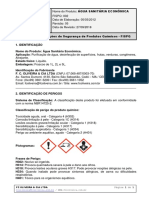 FISPQ - Água Sanitária Econômica