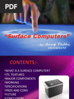 "Surface Computers" "Surface Computers": Anup Padhi